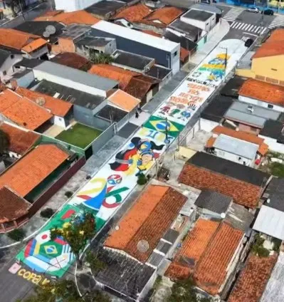 Moradores de São José dos Campos precisarão de autorização para pintar ruas na Copa