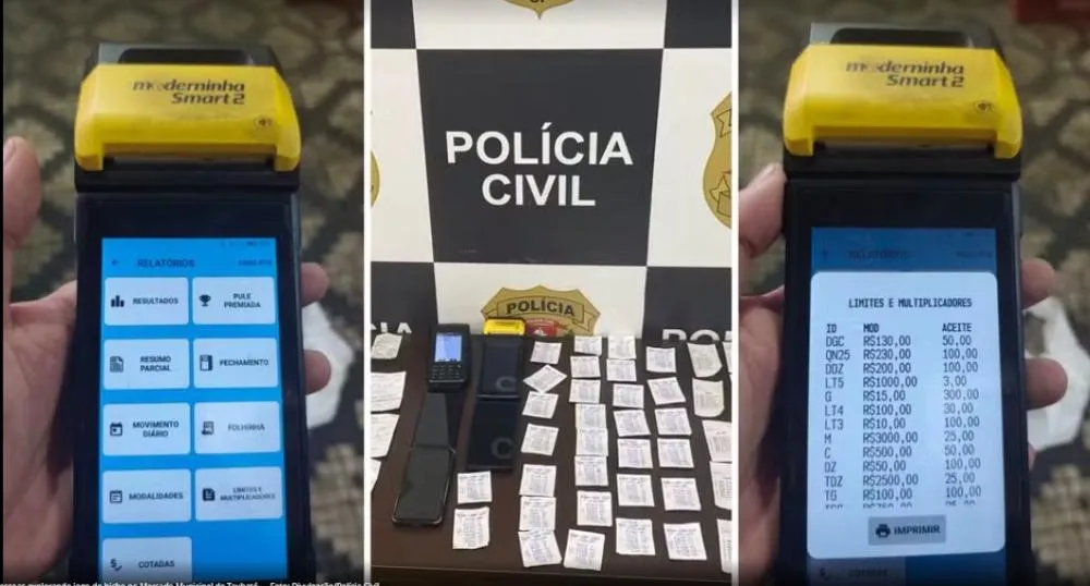 Operação flagra exploração de jogo do bicho no Mercadão de Taubaté